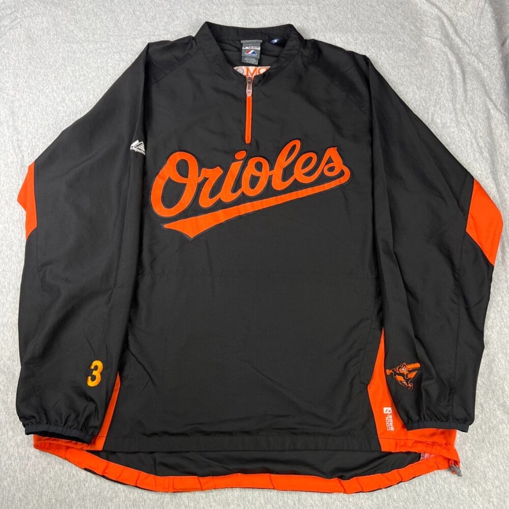 Vintage Majestic Cool Base Baltimore Orioles MLB Windbreaker Jacket Men’s XL